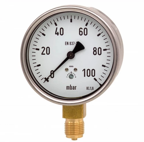 KPCh 100-1 5 psi G1/2" Напоромер УТ000003020
