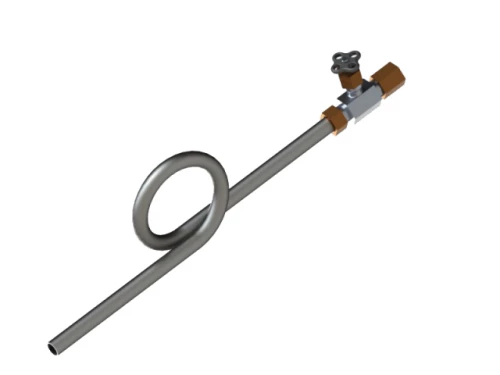 225-МП-Ст.20 Трубка петлевая прямая М20х1,5(В)-G1/2"(Н) УТ000001623