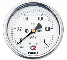 ТМВ-521ТЭ.00(-0,1+0,5)MPa.G1/2".1,0  ОШ  ГЛИЦЕРИН УТ-00000607