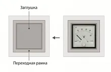 Рамка переходная с заглушкой 160–120 5ПЧ.000.017-02 УТ000018173