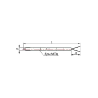 ДТПК(ХА)021-1,2/1,5 (-40...+1100)°С L=1,5м d=1,2мм бусы УТ000013005