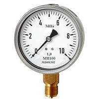 МП100Н 400 bar СВу кл.1,0 М20х1,5 Манометр виброустойчивый сухой УТ000015092